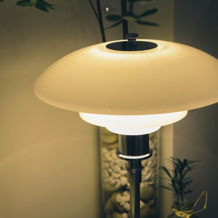 Stainless Steel Multilayer Glass Table Lamp Modern Design