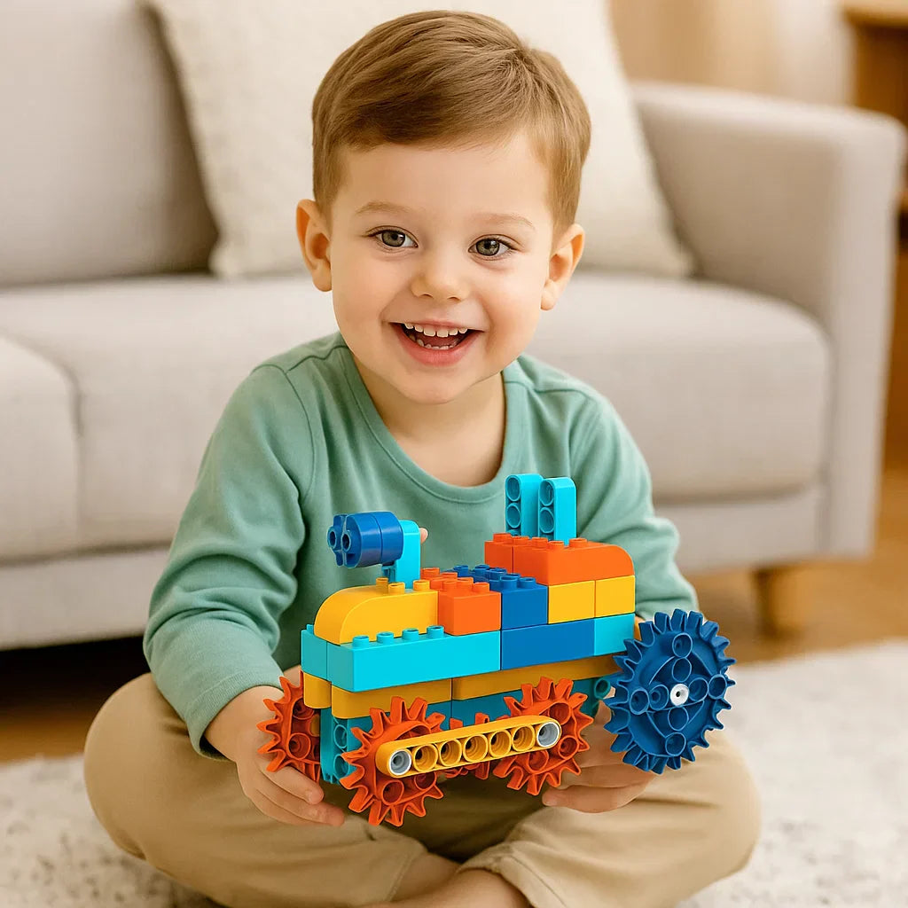 Fun Learning Motorized Building Blocks Set - Halri