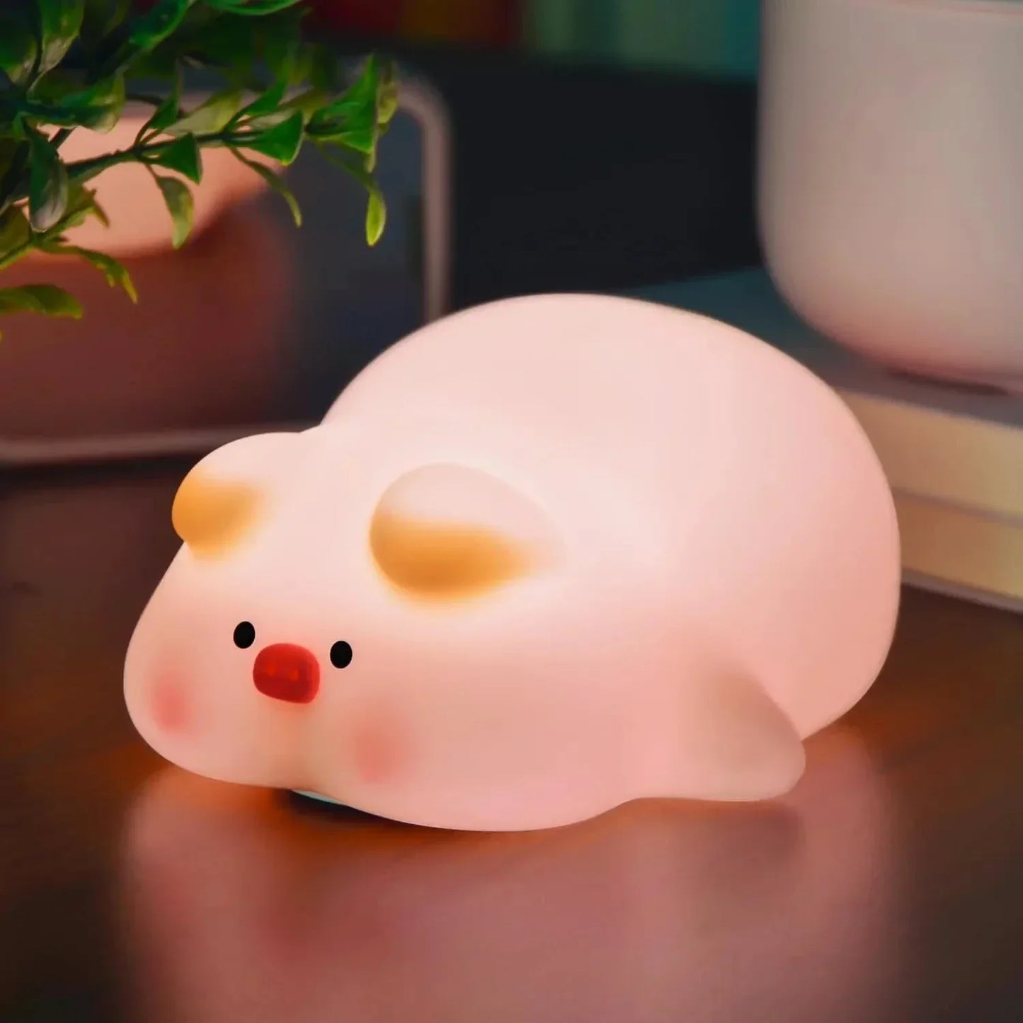 Cute Kids Night Lamp with Timer and Animal Pattern
