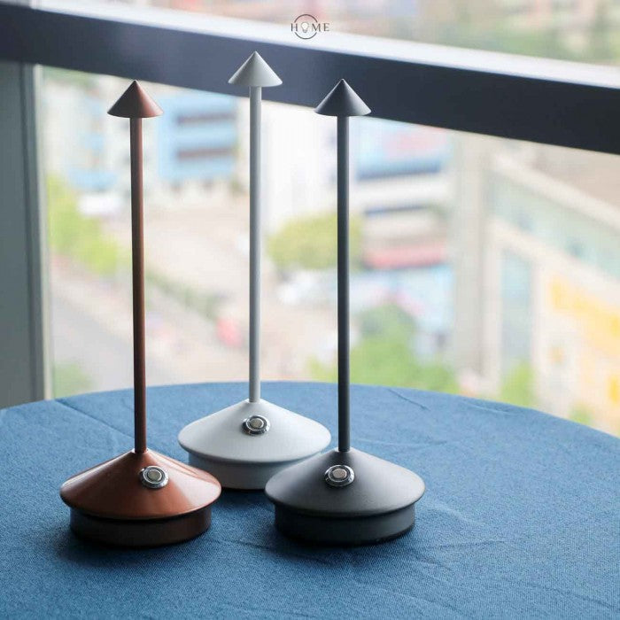 Modern Cordless LED Table Lamp Rechargeable Touch Dimmable