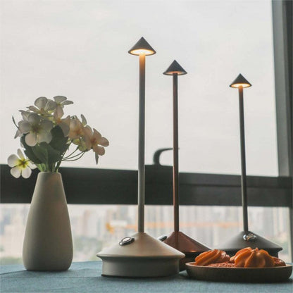 Modern Cordless LED Table Lamp Rechargeable Touch Dimmable