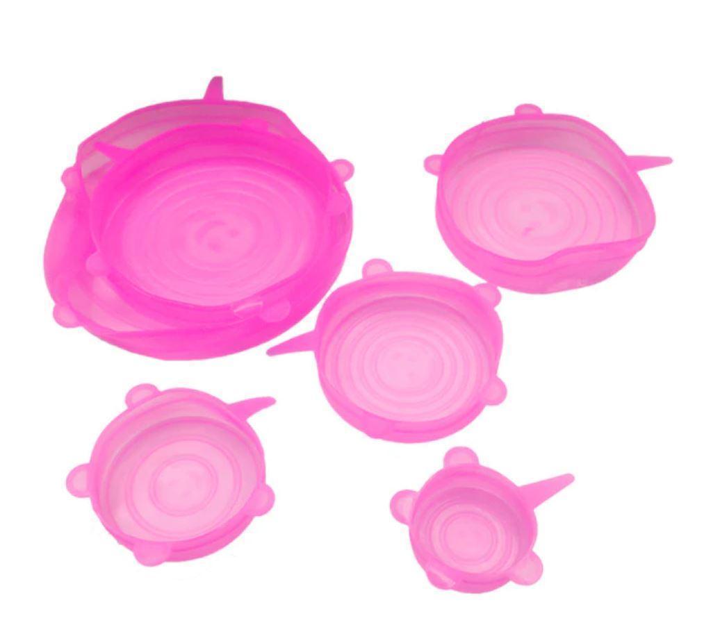 Leakproof Silicone Kitchen Storage Lids (6 Pack)