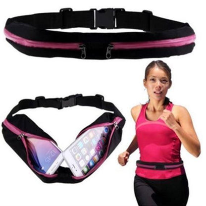 Sporty Double Pouch Waist Belt - Halri