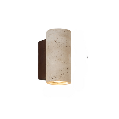 Natural Stone Wall Light in Simple Tube Design - Halri