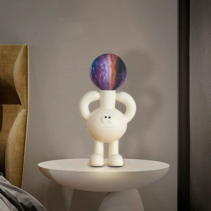 Colorful Glass Globe Table Lamp