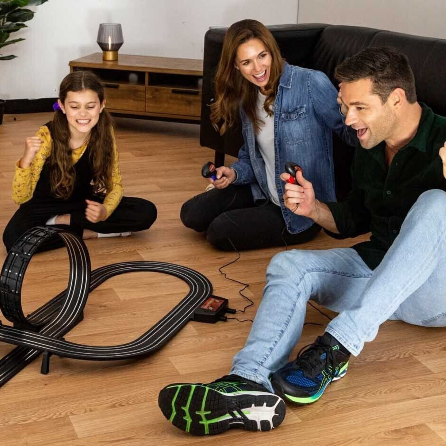 Fun 2 Player Racing Car Track Playset for Kids