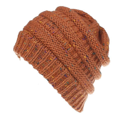Slouchy Ponytail Winter Hat