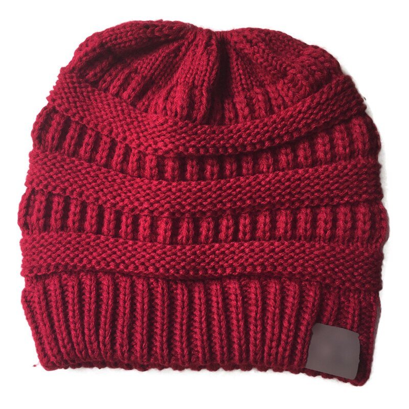 Slouchy Ponytail Winter Hat