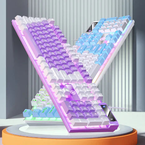 Vibrant Colorful Gaming Keyboard with LED Backlight - Halri