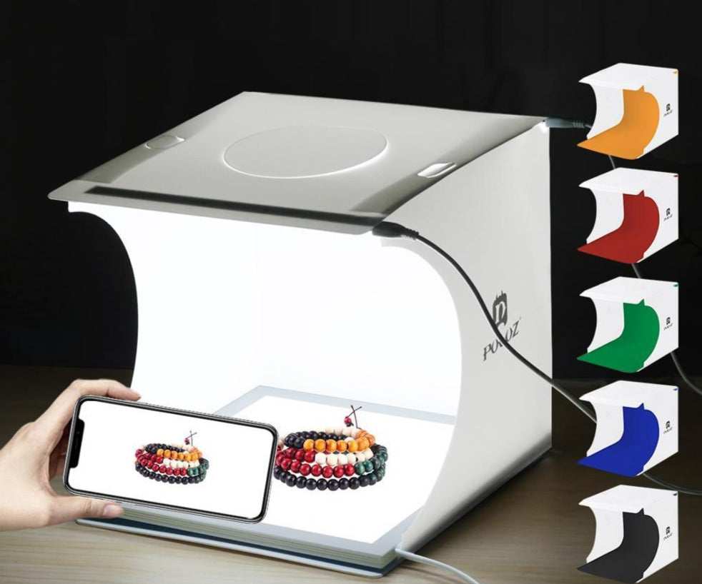 Mini LED Photo Studio Kit for Product Photos - Halri