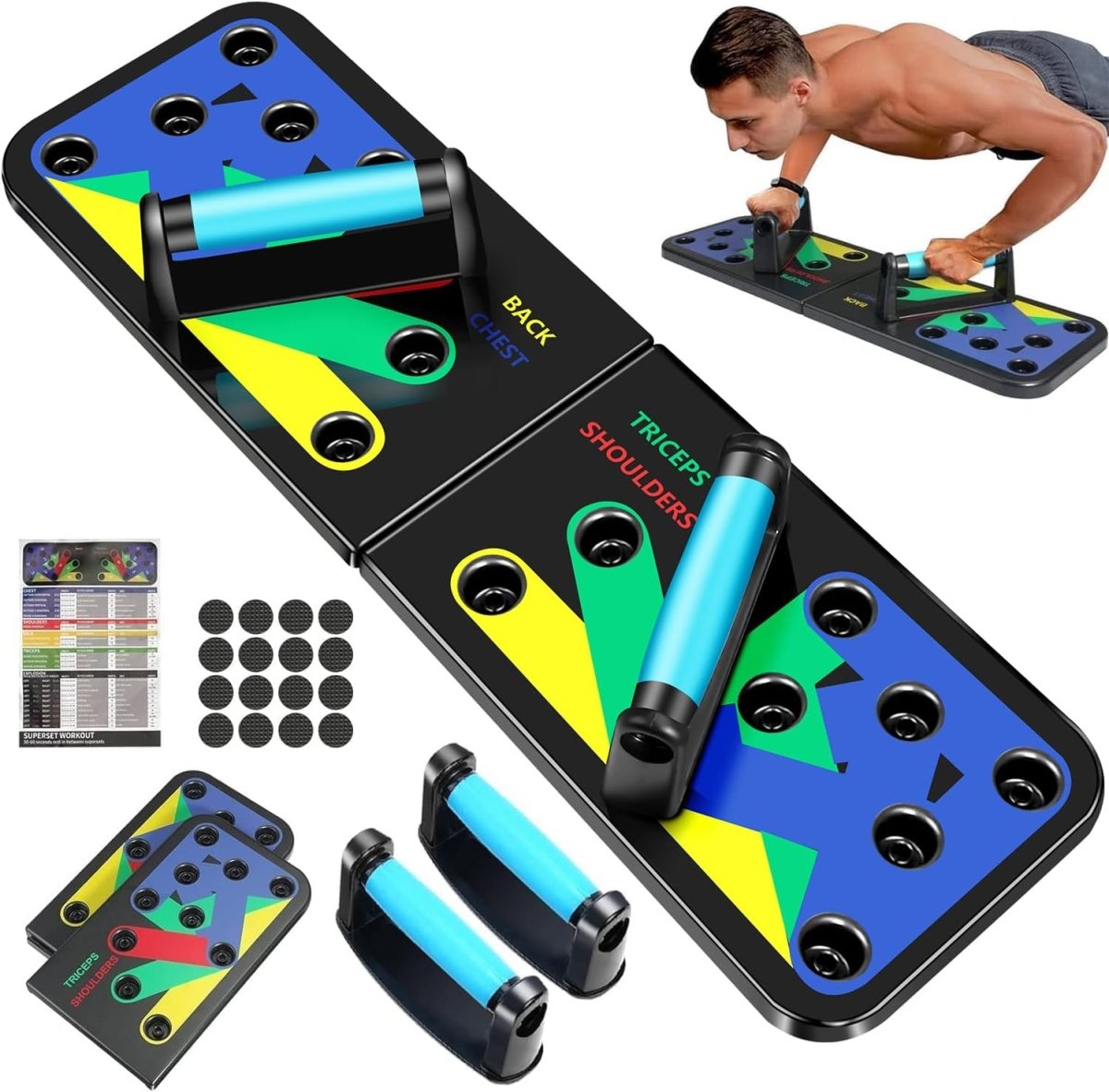 Compact Home Gym Push Up Trainer Board