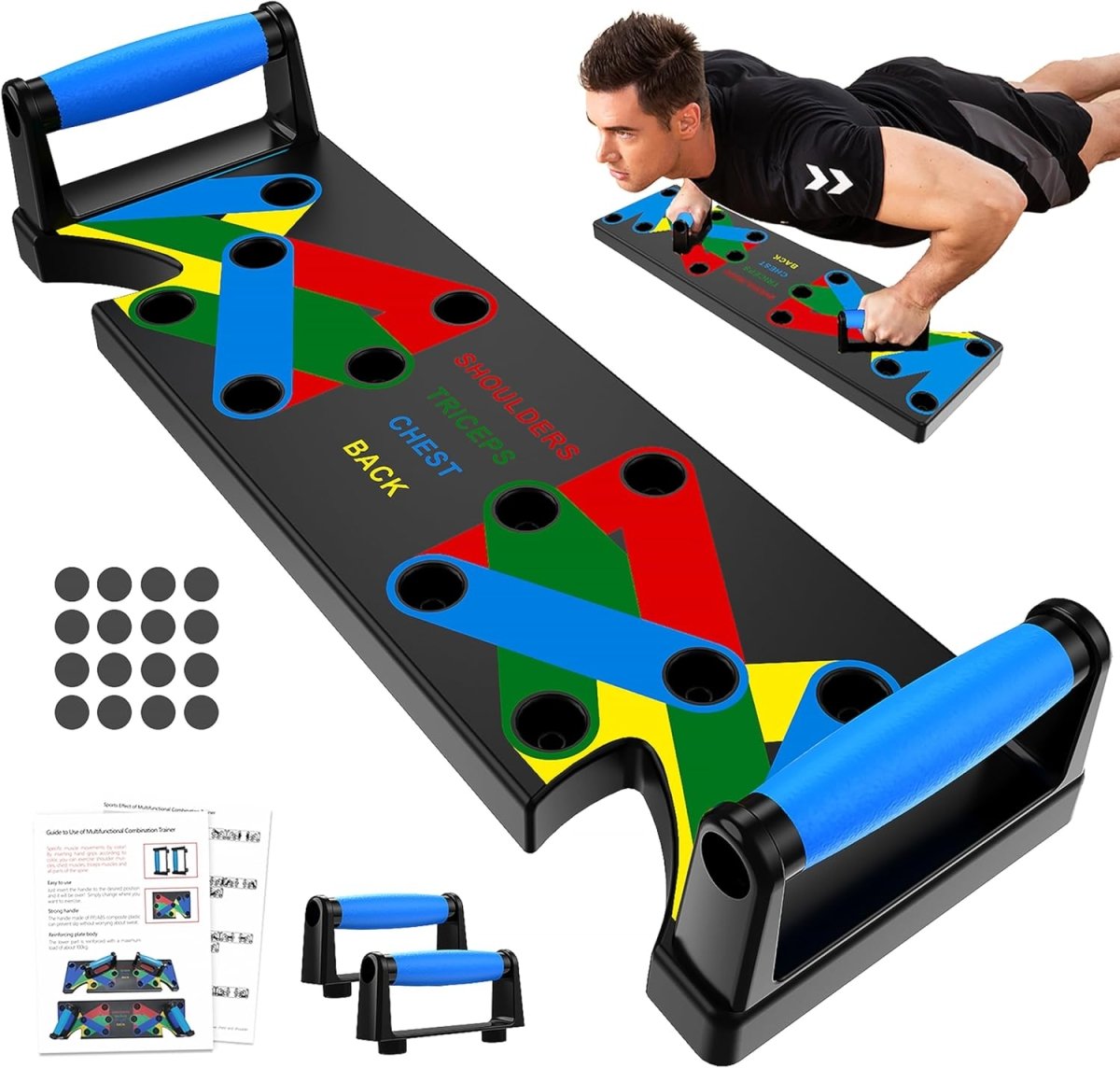 Compact Home Gym Push Up Trainer Board