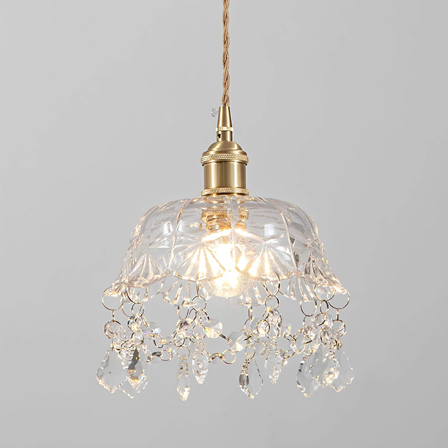 Elegant Glass Pendant Chandelier