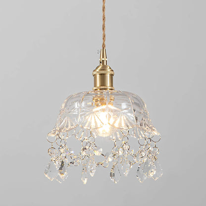 Elegant Glass Pendant Chandelier