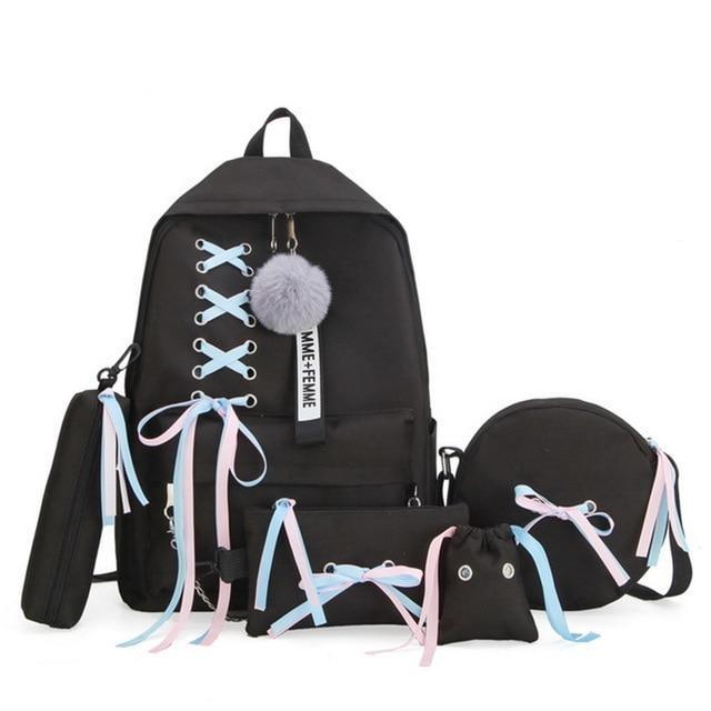 Safe Big Student Backpack for Girls with USB Charger Lock