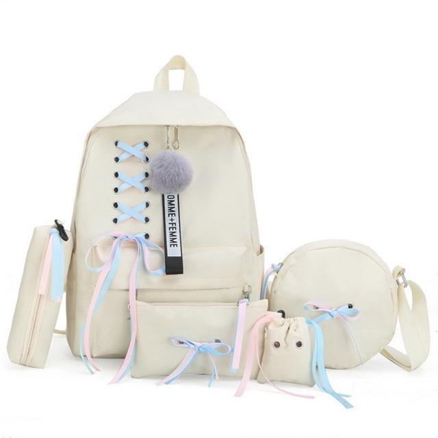 Safe Big Student Backpack for Girls with USB Charger Lock