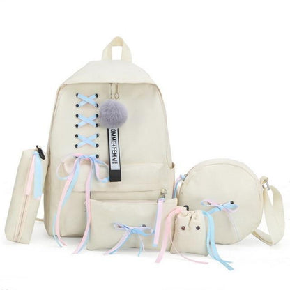 Safe Big Student Backpack for Girls with USB Charger Lock