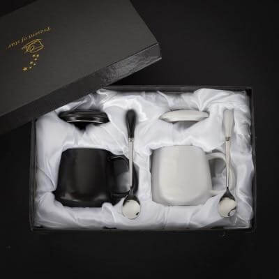 Luxury Marble Design Coffee Mug Gift Set