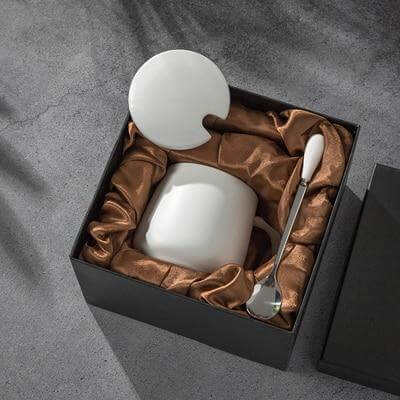 Luxury Marble Design Coffee Mug Gift Set