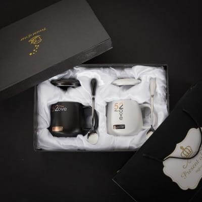 Luxury Marble Design Coffee Mug Gift Set