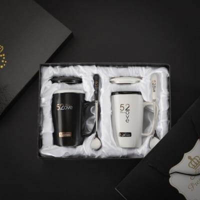 Luxury Marble Design Coffee Mug Gift Set