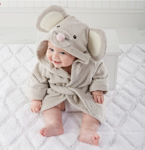 Cozy Baby Animal Hooded Robe