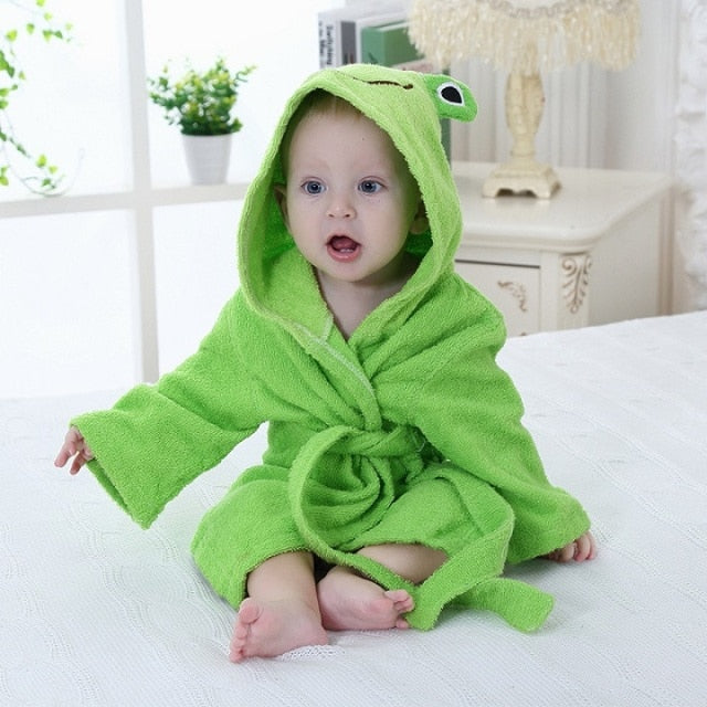 Cozy Baby Animal Hooded Robe