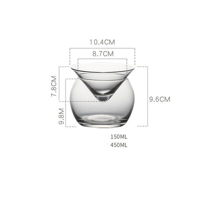 Luxury Crystal Clear Martini Glass