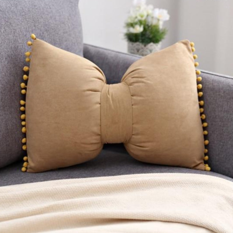 Stylish Arc-Shaped Throw Pillow as Home Accent