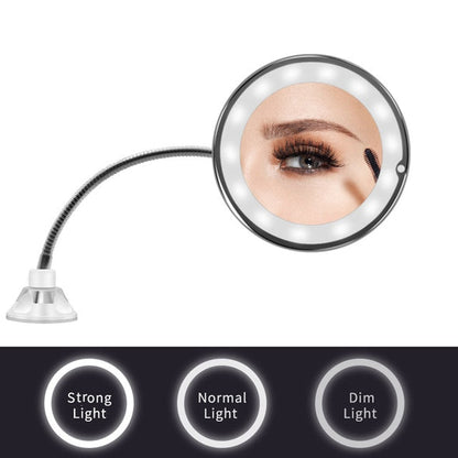 Large LED Illuminated Folding Makeup Mirror