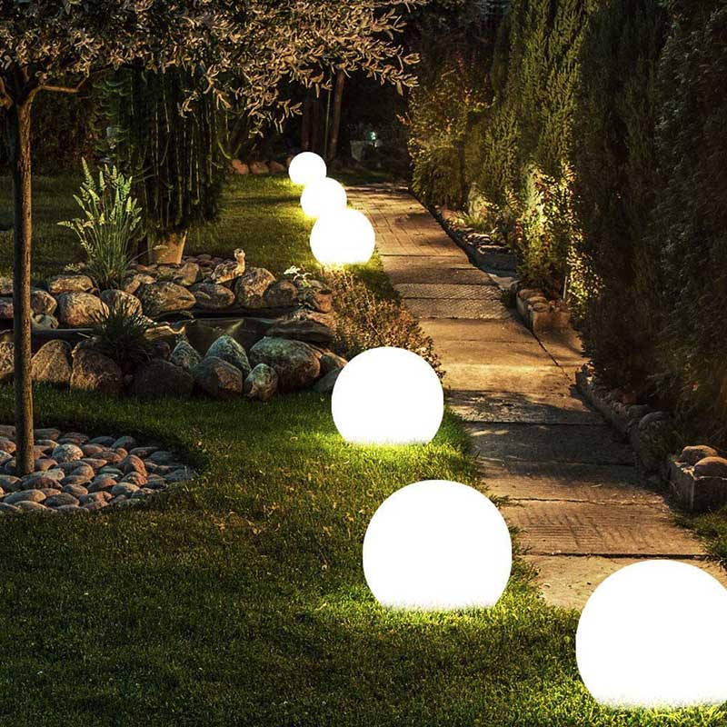 Colorful Solar Powered Garden Light Ball