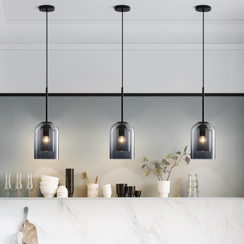 Clear Glass Drop Pendant Light – Sleek E27 Ceiling Fixture