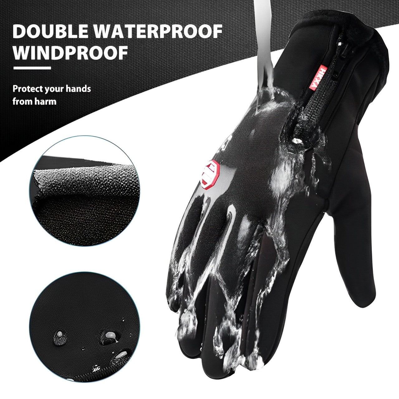 Cold Weather Insulated Ski Gloves