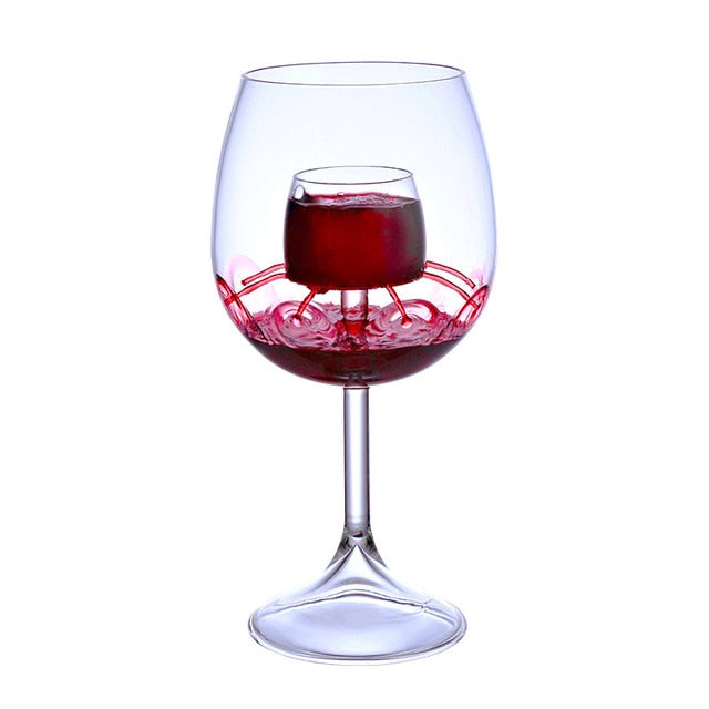 Stylish Fountain Design Wine Glass - Halri