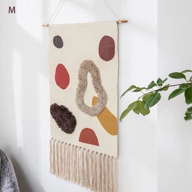 Stylish Geometric Pattern Wall Rug