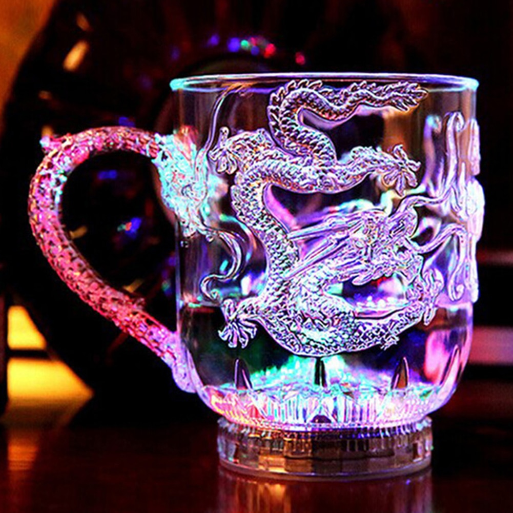 Colorful Water Powered Flashing Fun Mug - Halri