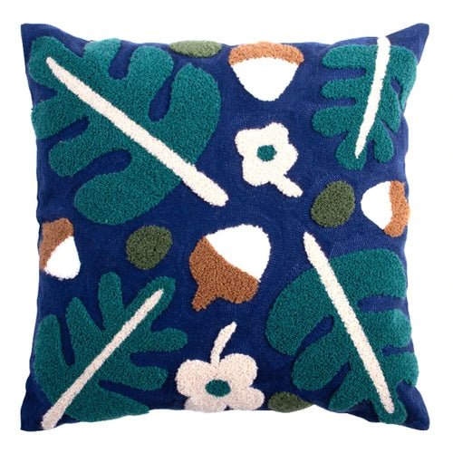 Natural Floral Pattern Cushions - Halri