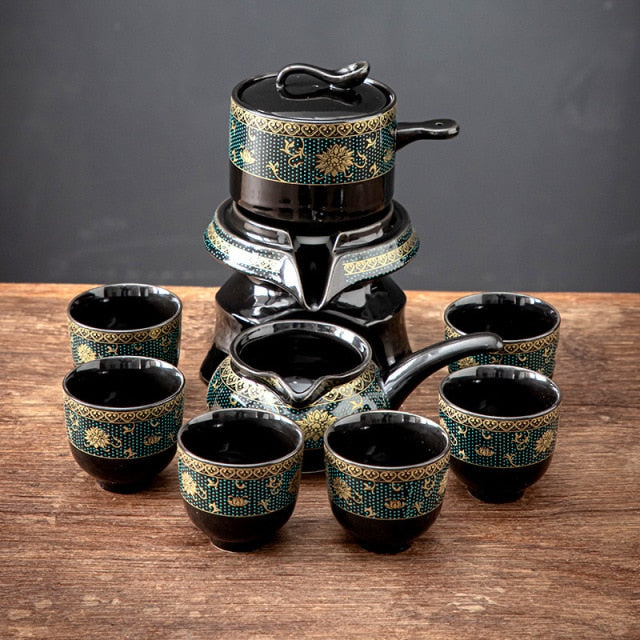 Traditional Chinese Antique Ceramic Tea Set