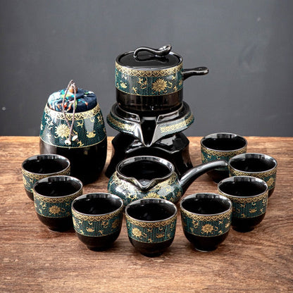 Traditional Chinese Antique Ceramic Tea Set
