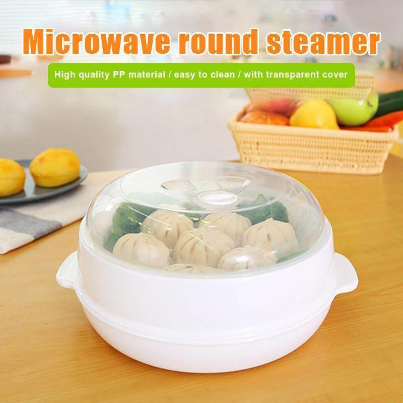 Easy Microwave Steamer Bowl with Locking Lid - Halri