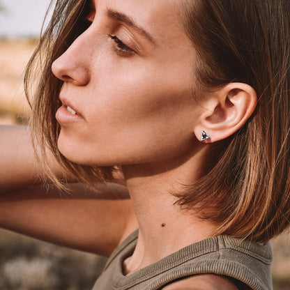 Simple Geometric Triangle Earrings