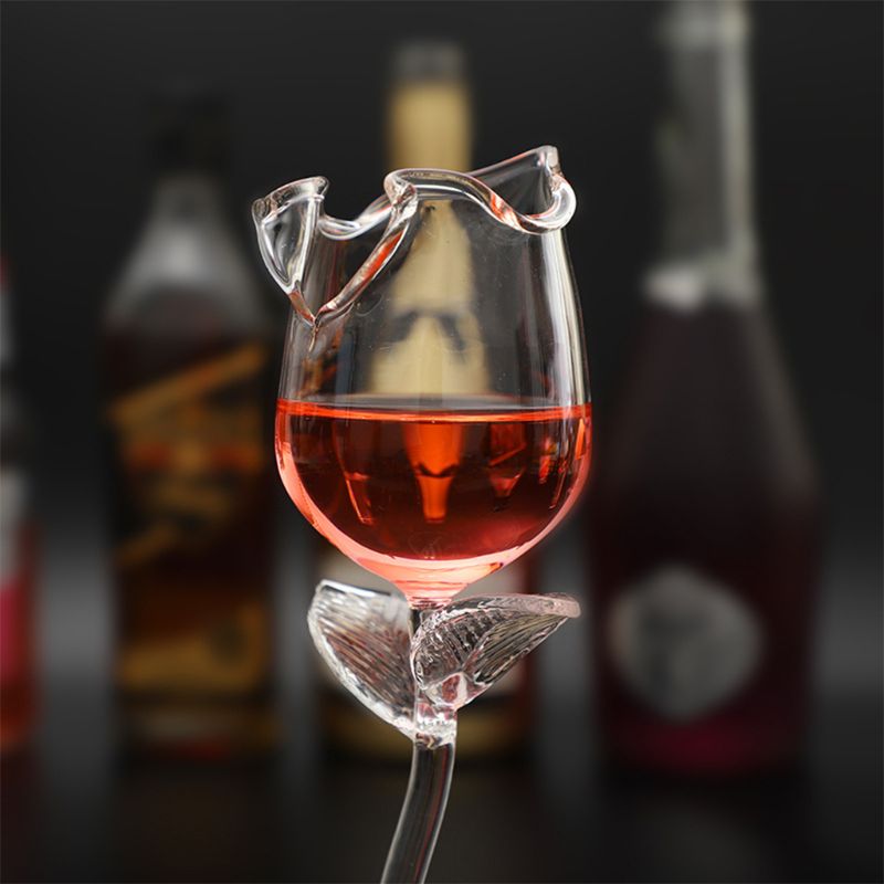 Elegant Pink Wine Glass - Halri