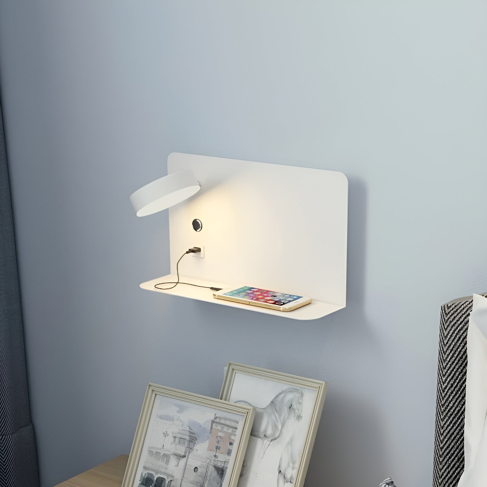 Premium LED Wall Lamp with USB Rechargeable Light - Halri