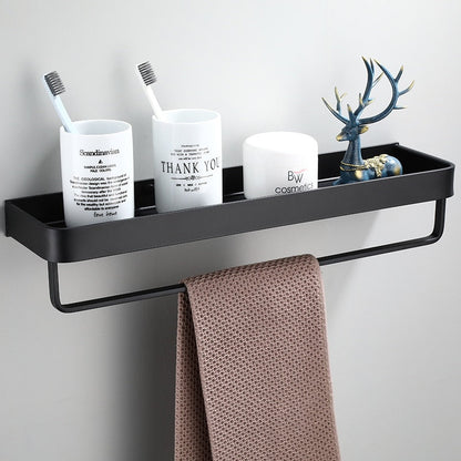 Contemporary Wall Shelf – Slim Metal Storage Rack