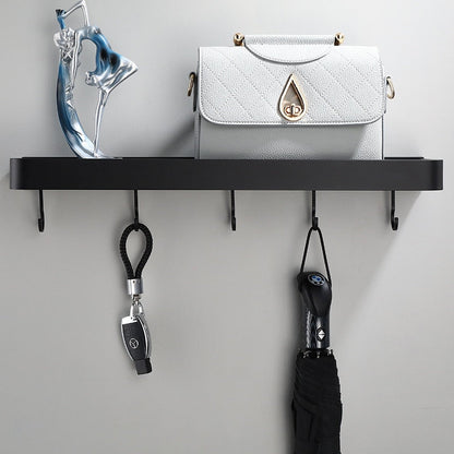 Contemporary Wall Shelf – Slim Metal Storage Rack