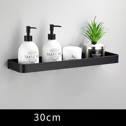 Contemporary Wall Shelf – Slim Metal Storage Rack