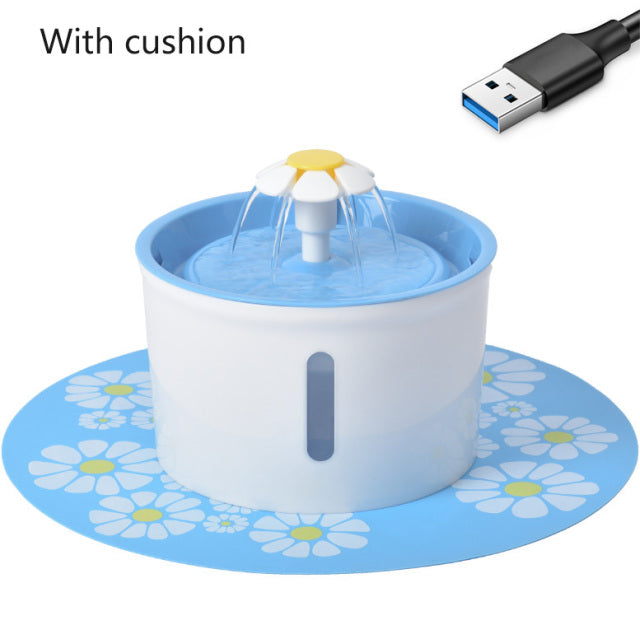 Self-Cleaning Pet Electric Water Fountain Bowl - Halri