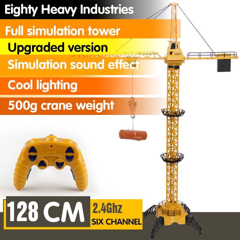 Fun Remote Control Toy Building Crane - Halri