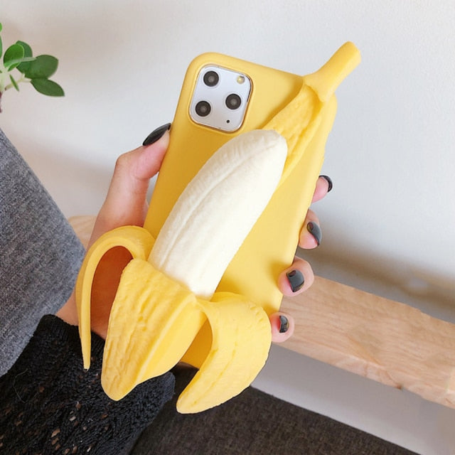 Fun 3D Banana Phone Cover - Halri