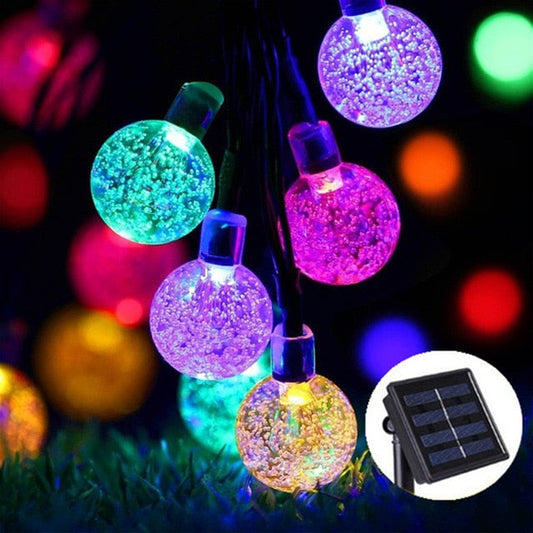 Colorful Solar Powered Garden String Lights - Halri